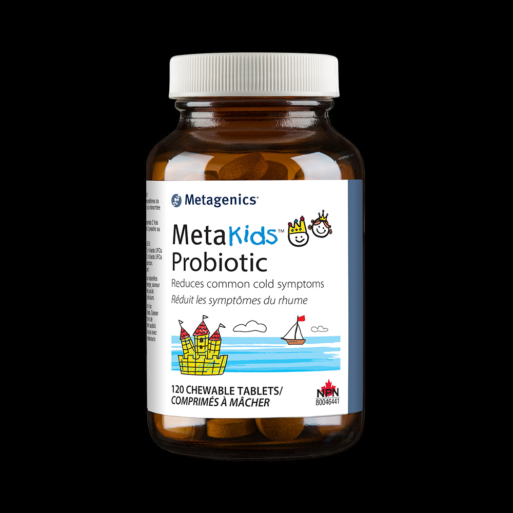 MetaKids Probiotics from Metagenics offers your little ones a source of good flora that can help reduce common cold symptoms. Order online. Talk to our pharmacist about the right product and dosage. 